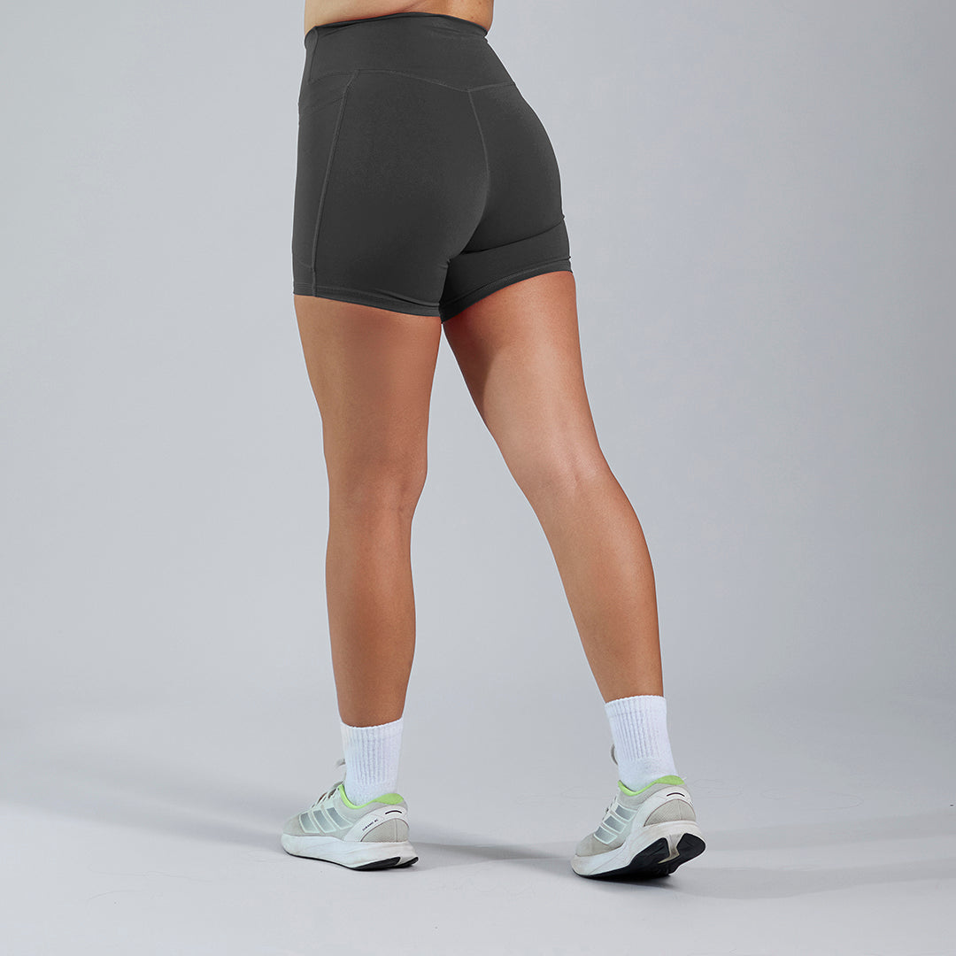 Short deportivo biker licra gris