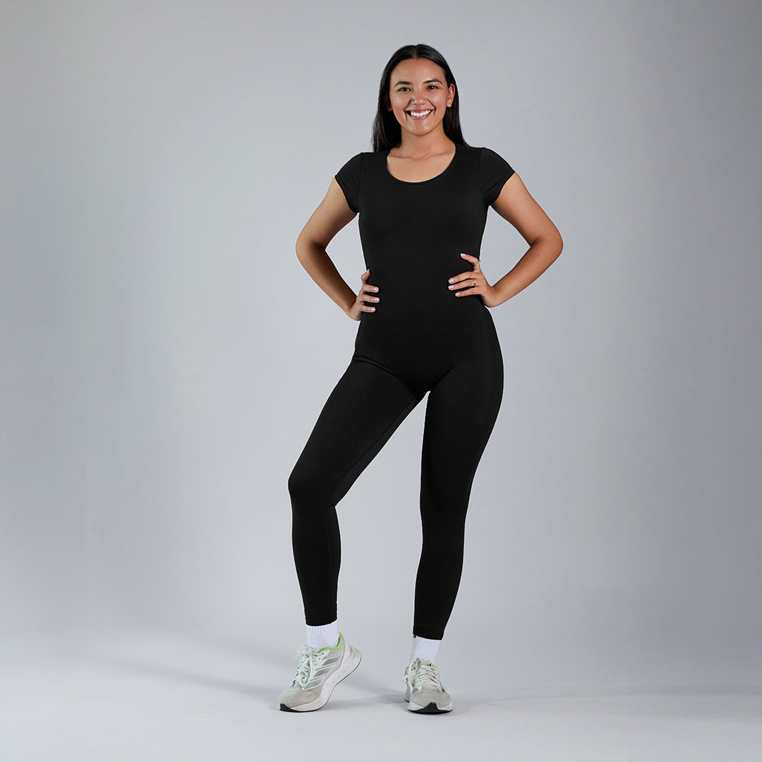 Jumpsuit deportivo entubado negro