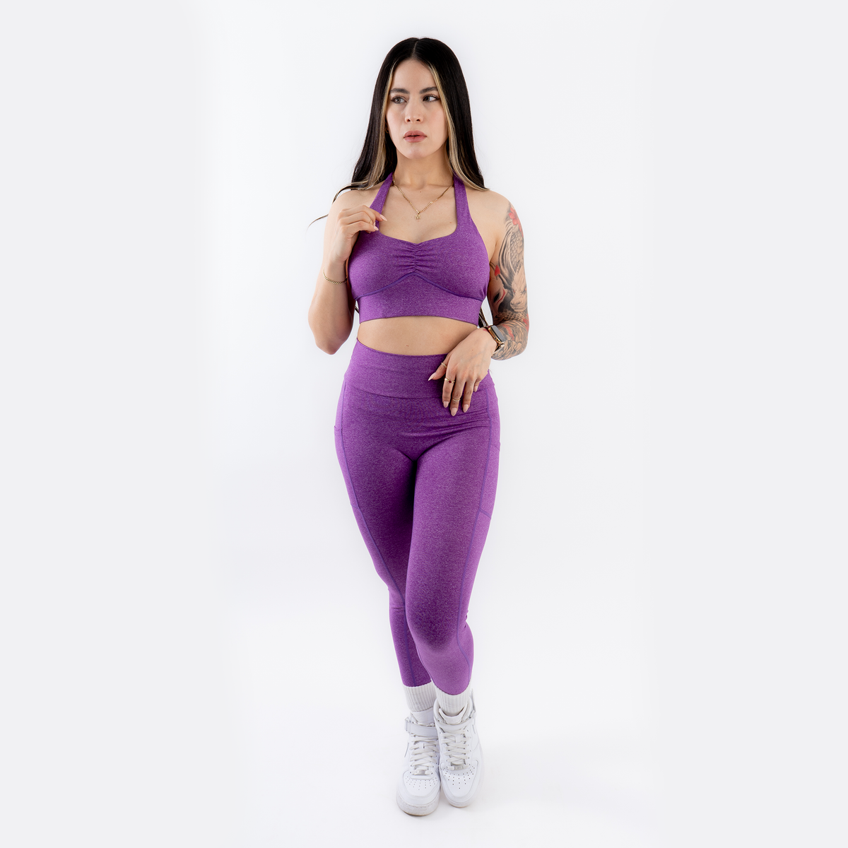 Halo Halter Set · Violet